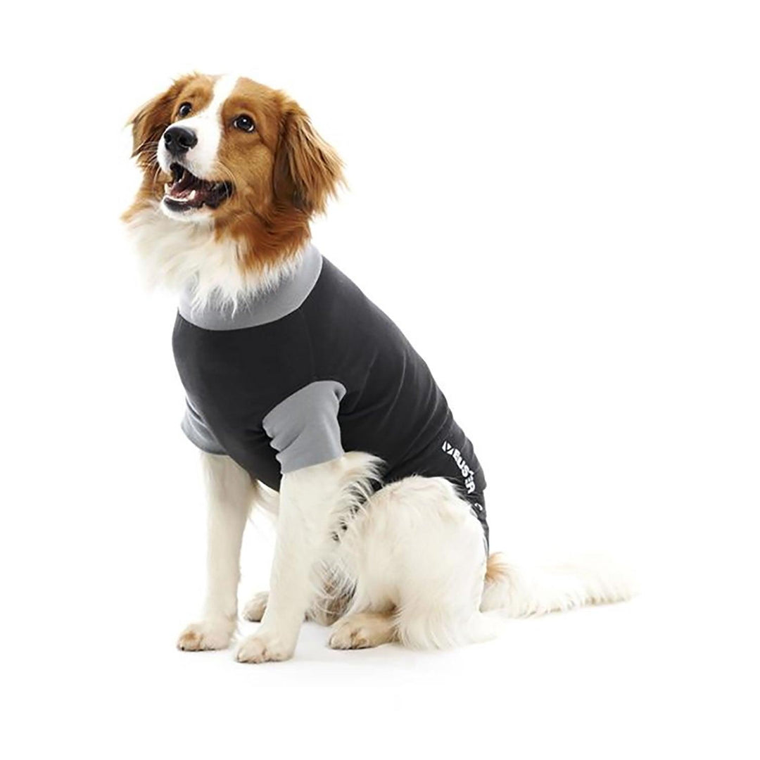 Buster Body Suit For Dogs Black/Grey Large