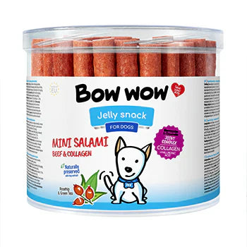 Bow Wow Mini Salami Beef &amp; Collagen x 60
