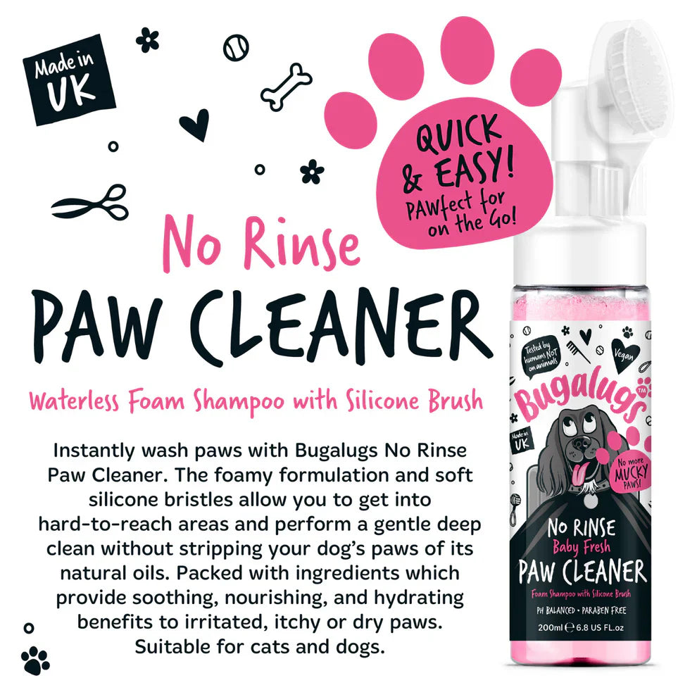 Bugalugs Baby Fresh No Rinse Paw Cleaner 200ml