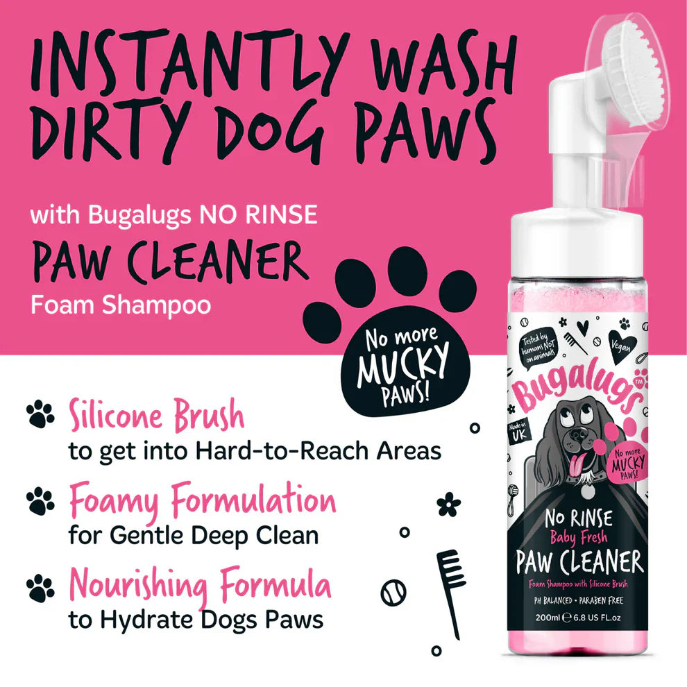 Bugalugs Baby Fresh No Rinse Paw Cleaner 200ml