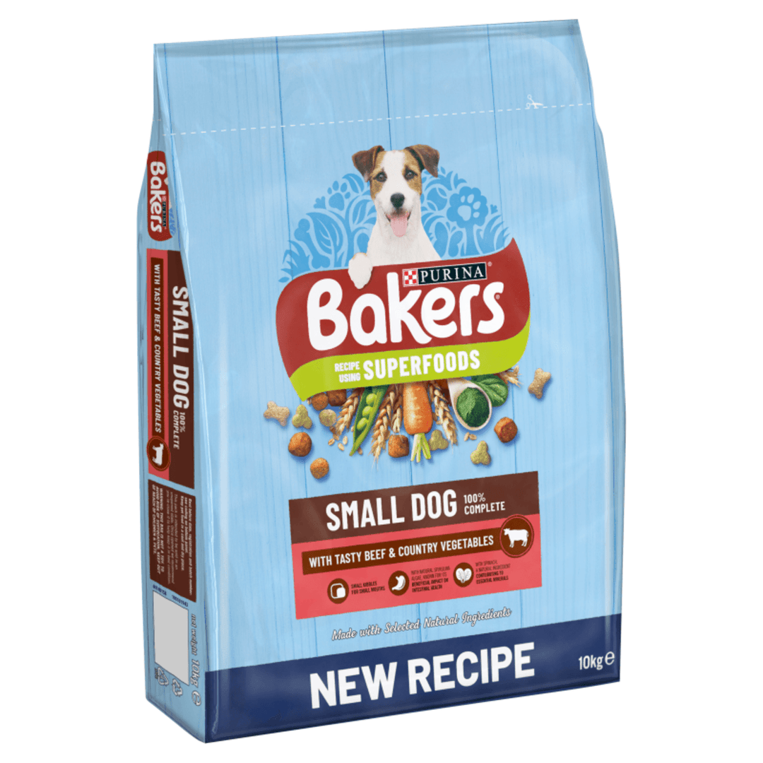 Bakers Small Dog Food Beef & Veg 10Kg - Ormskirk Pets