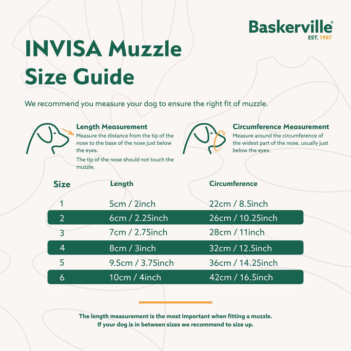 Baskerville Invisa Basket Muzzle