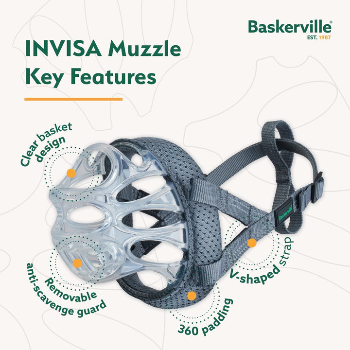 Baskerville Invisa Basket Muzzle