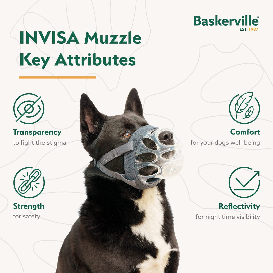 Baskerville Invisa Basket Muzzle