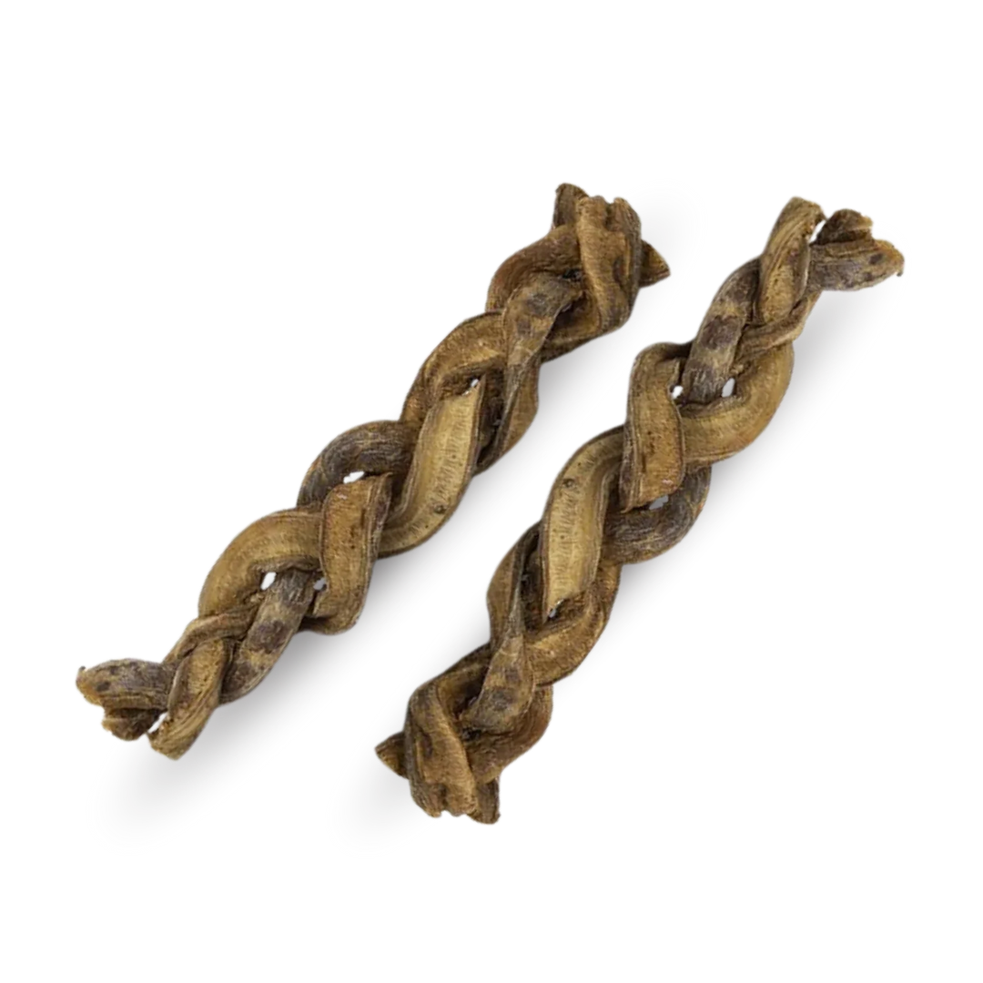 NAW Buffalo Braided Pizzles 6" 1kg - Approx 25 pieces.