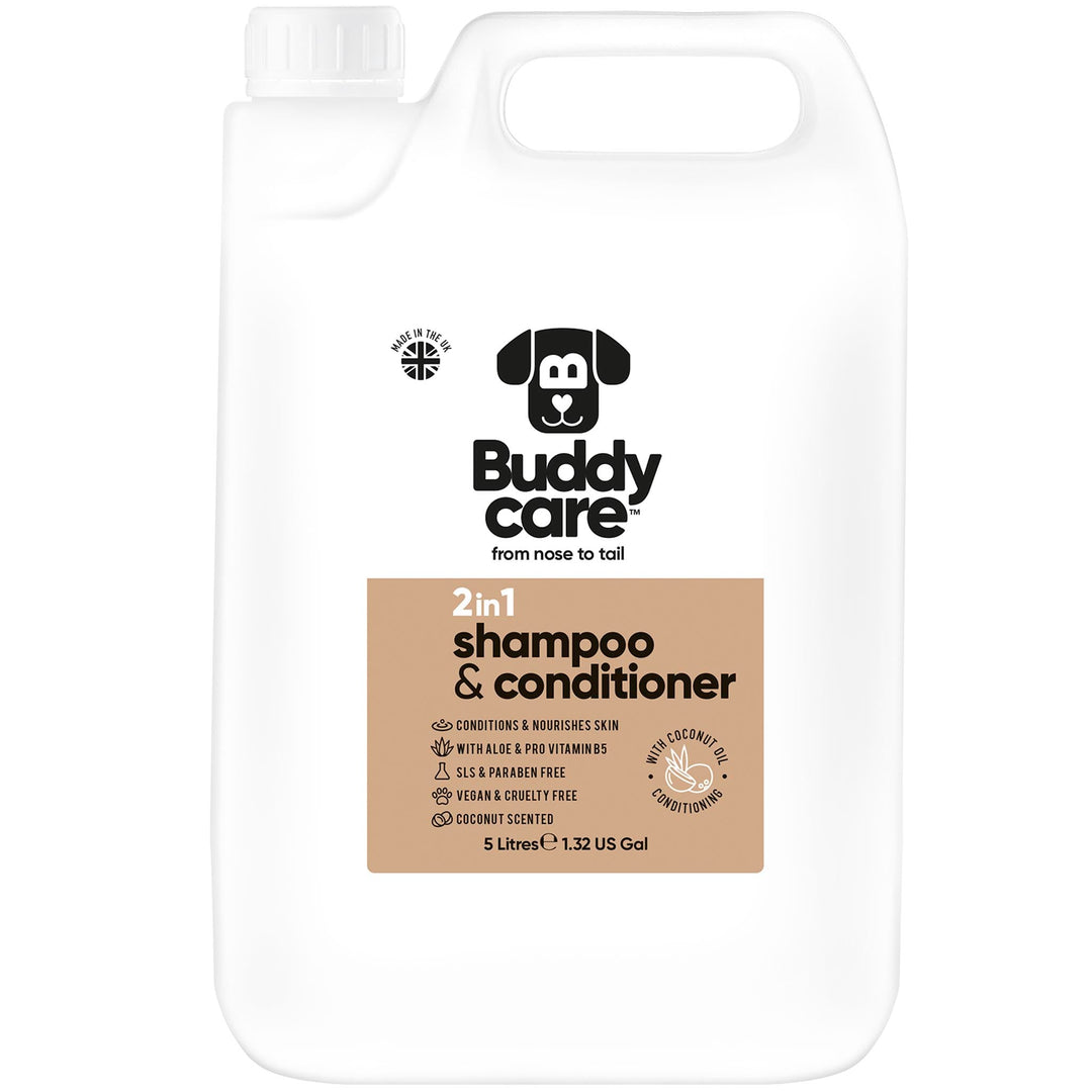 Buddycare Dog 2 in 1 Shampoo & Conditioner Coconut