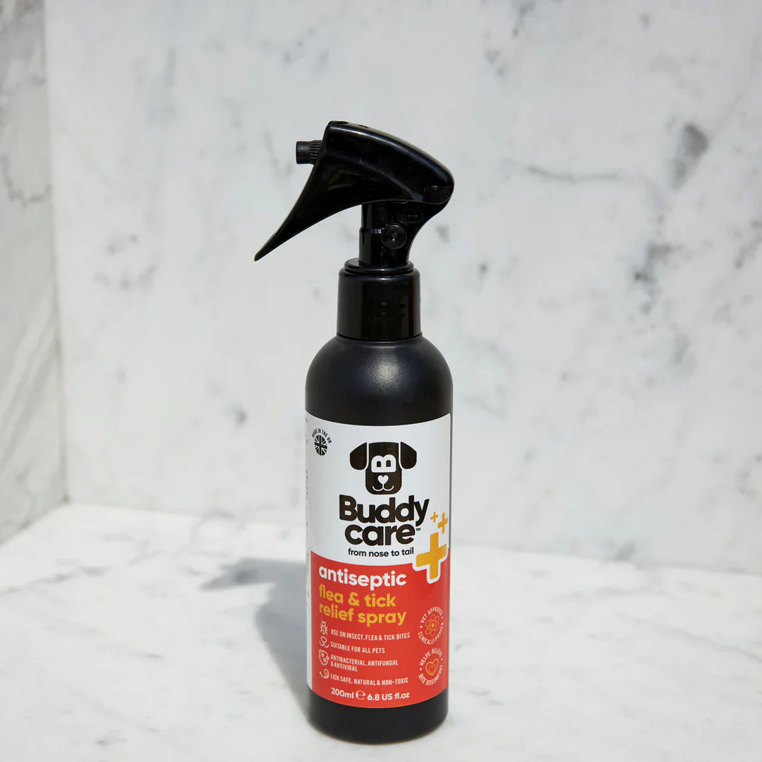 Buddycare Pet Antiseptic Flea & Tick Relief Spray 200ml