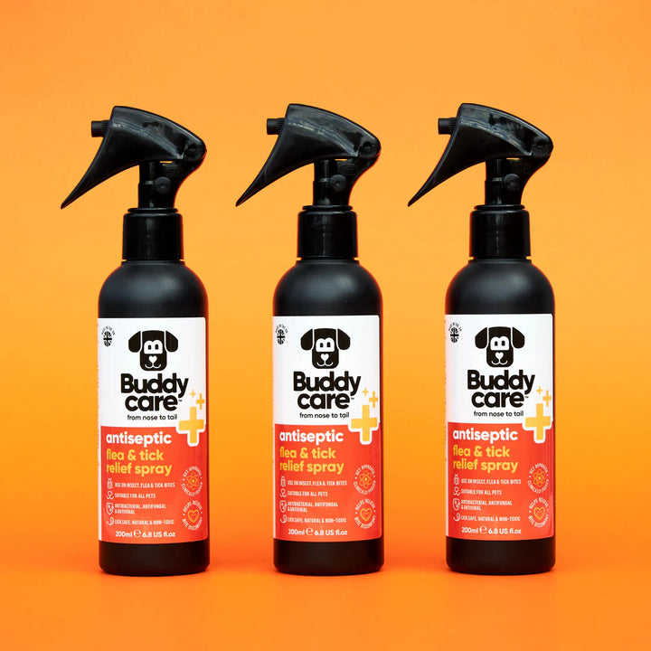 Buddycare Pet Antiseptic Flea & Tick Relief Spray 200ml