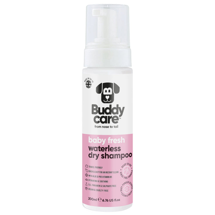 Buddycare Waterless Dog Shampoo Baby Fresh 200ml
