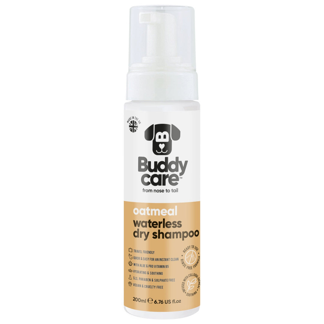 Buddycare Waterless Dog Shampoo Oatmeal 200ml