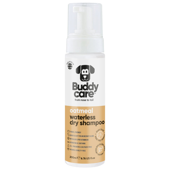 Buddycare Waterless Dog Shampoo Oatmeal 200ml