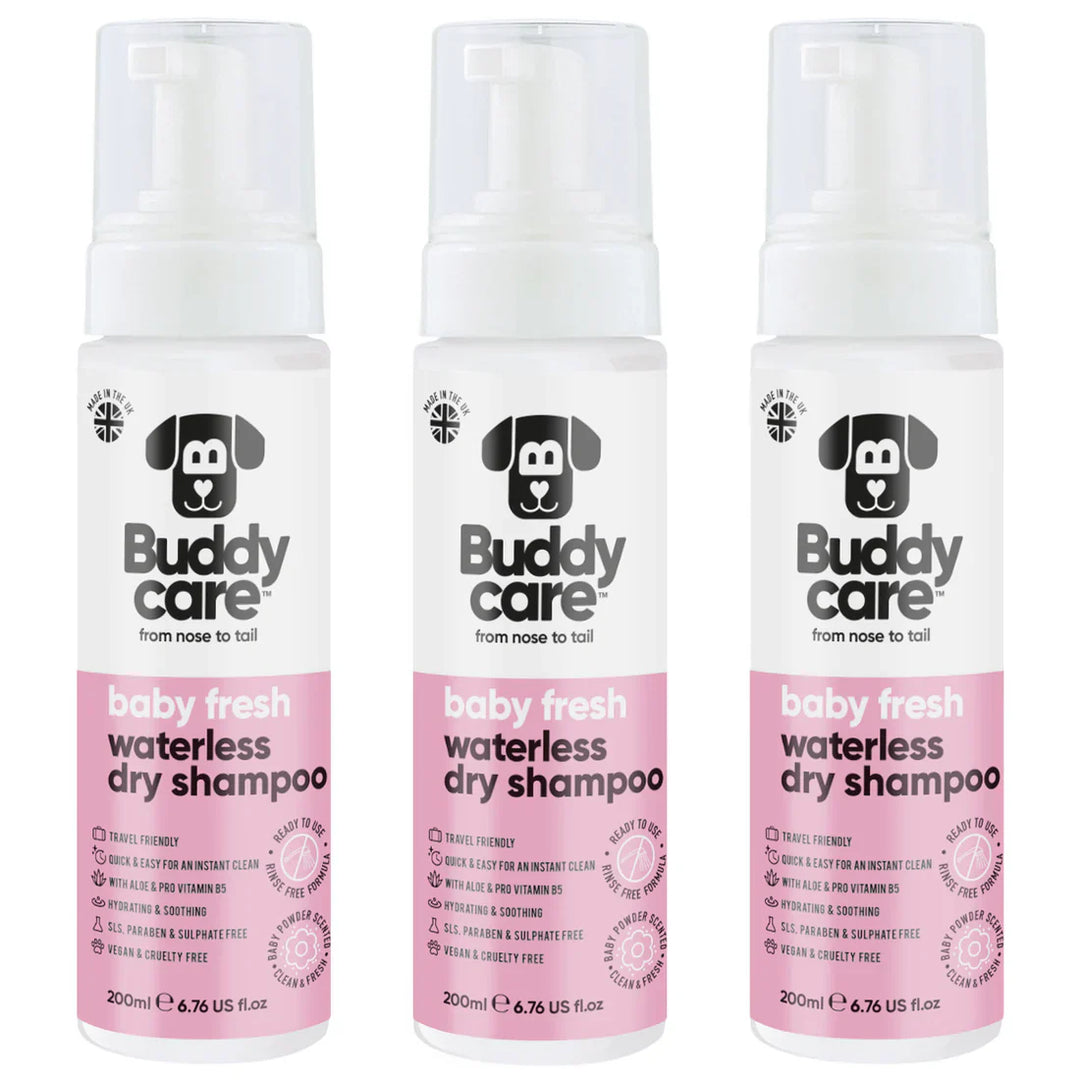 Buddycare Waterless Dog Shampoo Baby Fresh 200ml