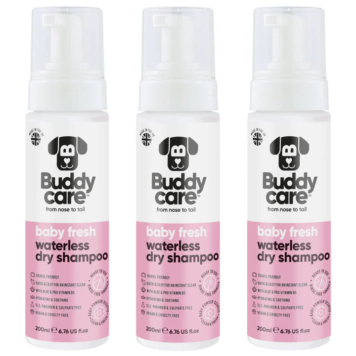 Buddycare Waterless Dog Shampoo Baby Fresh 200ml