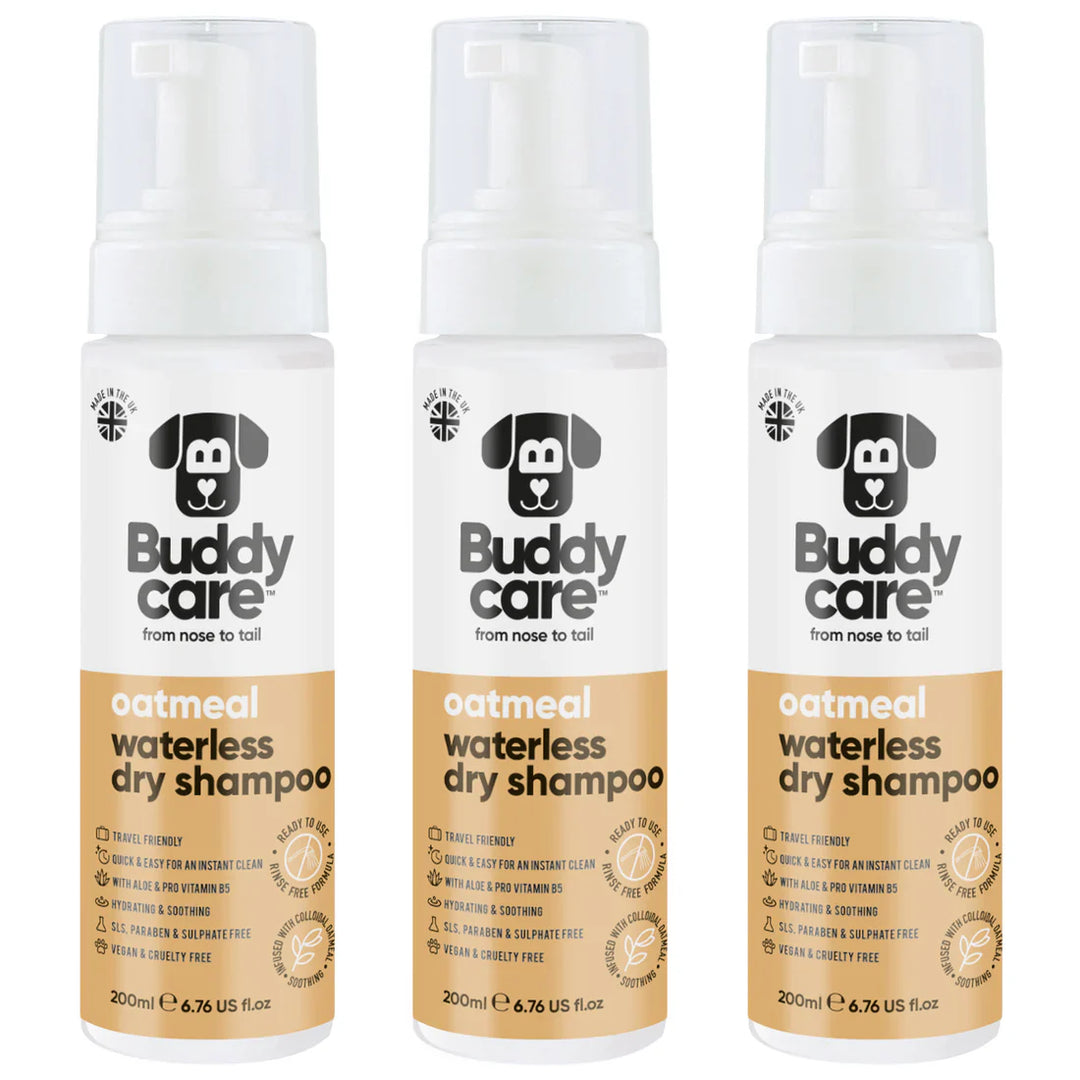 Buddycare Waterless Dog Shampoo Oatmeal 200ml