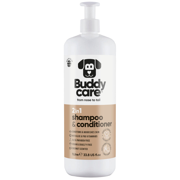 Buddycare Dog 2 in 1 Shampoo & Conditioner Coconut