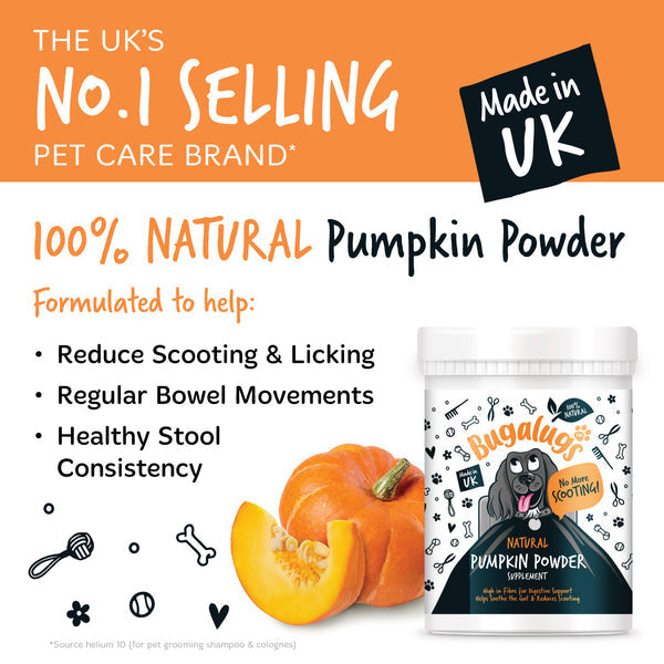 Bugalugs Natural Pumpkin Supplement Powder 200g