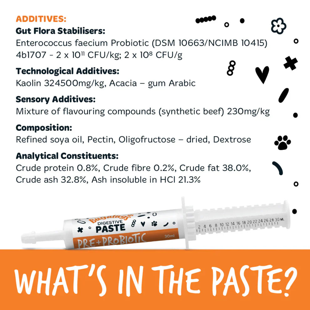 Bugalugs Digestive Pre-Probiotic Paste