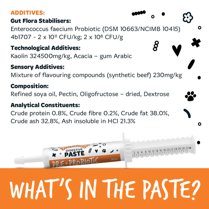 Bugalugs Digestive Pre-Probiotic Paste