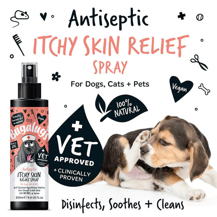 Bugalugs Antiseptic Itch Skin Relief Spray 200Ml