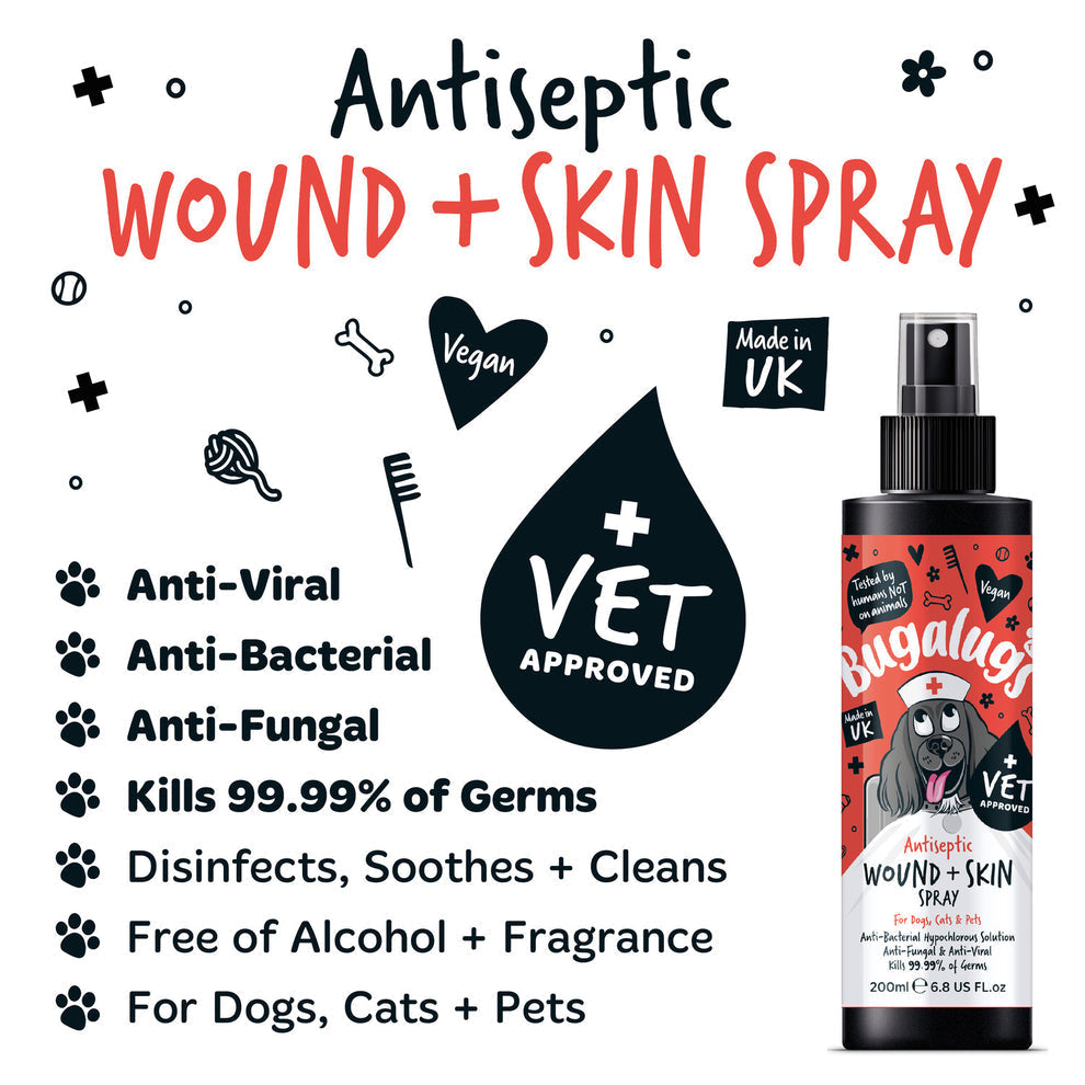 Bugalugs Antiseptic Wound & Skin Spray 200Ml
