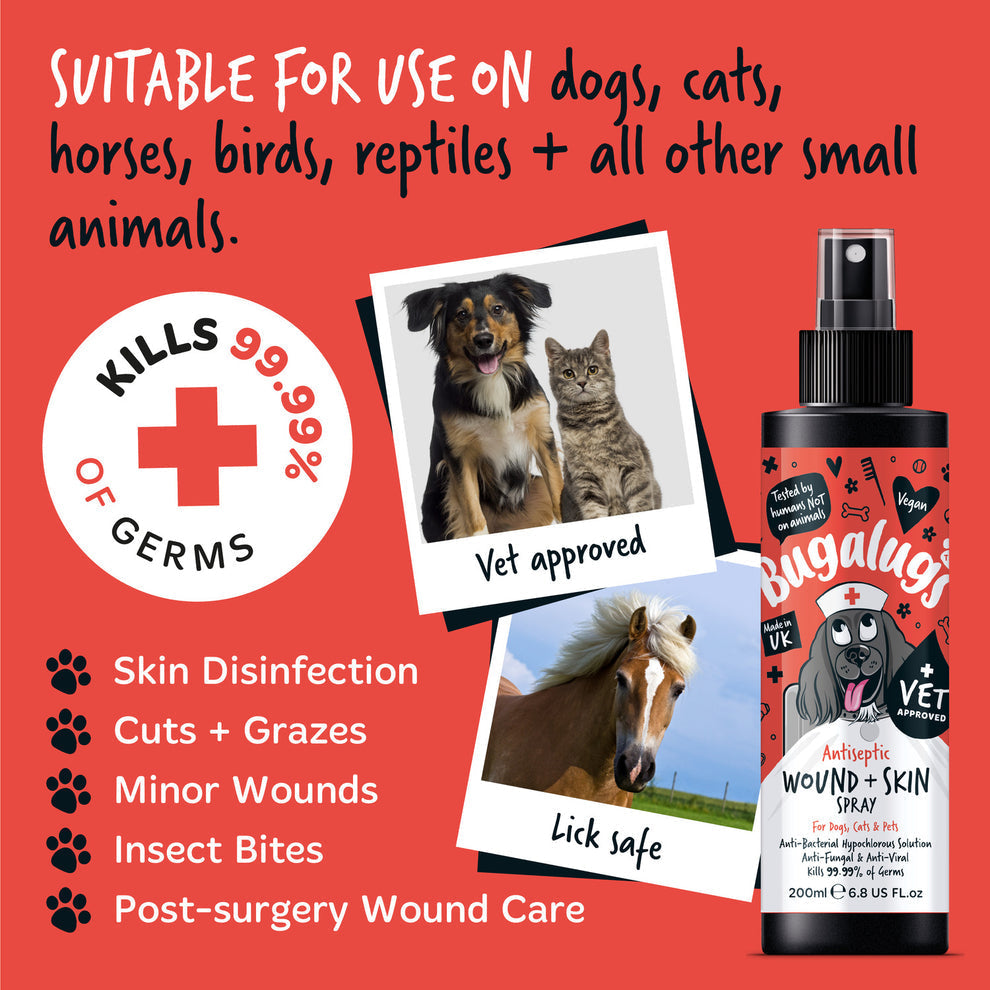 Bugalugs Antiseptic Wound & Skin Spray 200Ml