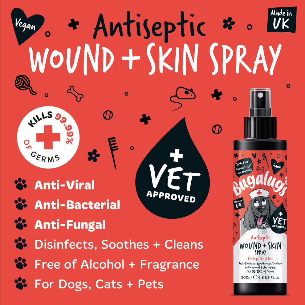 Bugalugs Antiseptic Wound & Skin Spray 200Ml