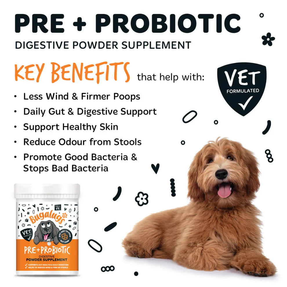 Bugalugs Pre & Probiotic Digestive Powder 200G