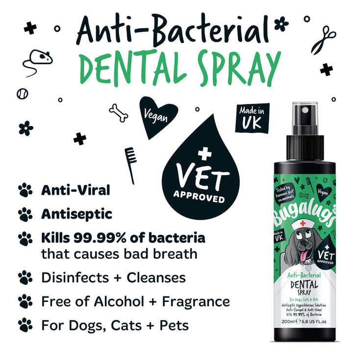 BUGALUGS ANTI-BACTERIAL DENTAL SPRAY 200ML