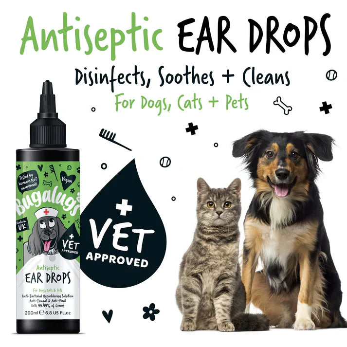 Bugalugs Antiseptic Ear Drops 200ml