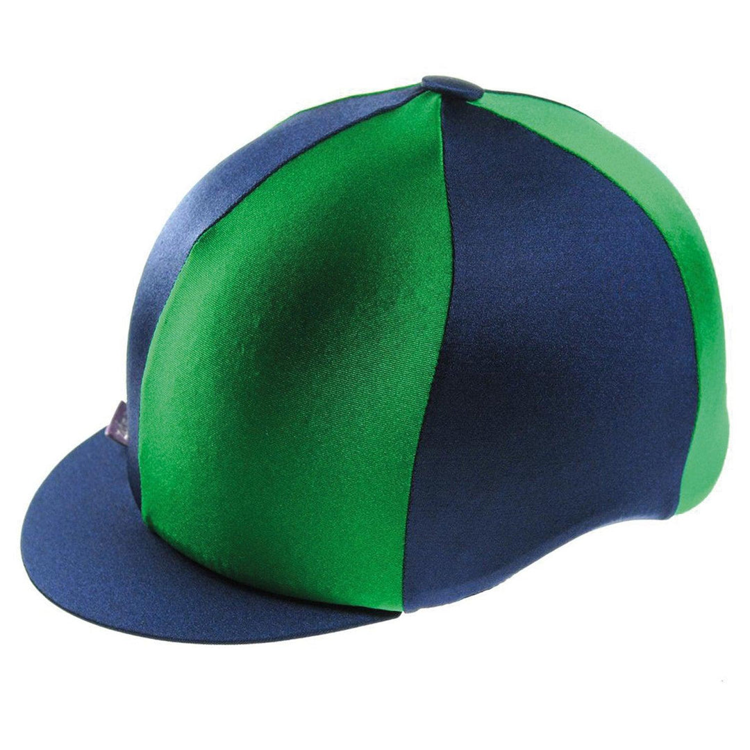 Capz Two-Tone Cap Cover Lycra Navy/Emerald