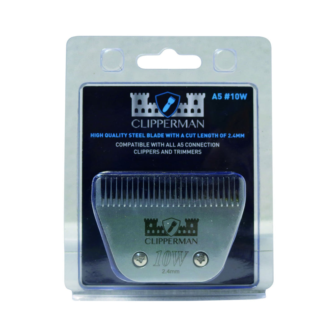 Clipperman A5 #10W High Quality Steel Blade Set Wide