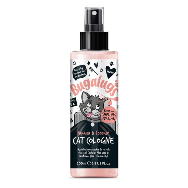 Bugalugs Papaya &amp; Coconut Cat Cologne, 200ML