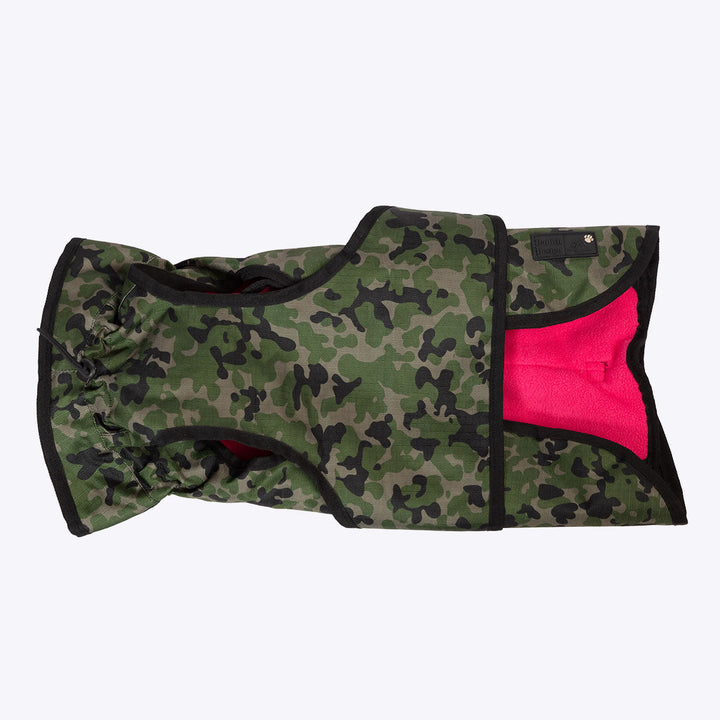 Danish Design 3-In-1 Dog Coat Camo/Pink