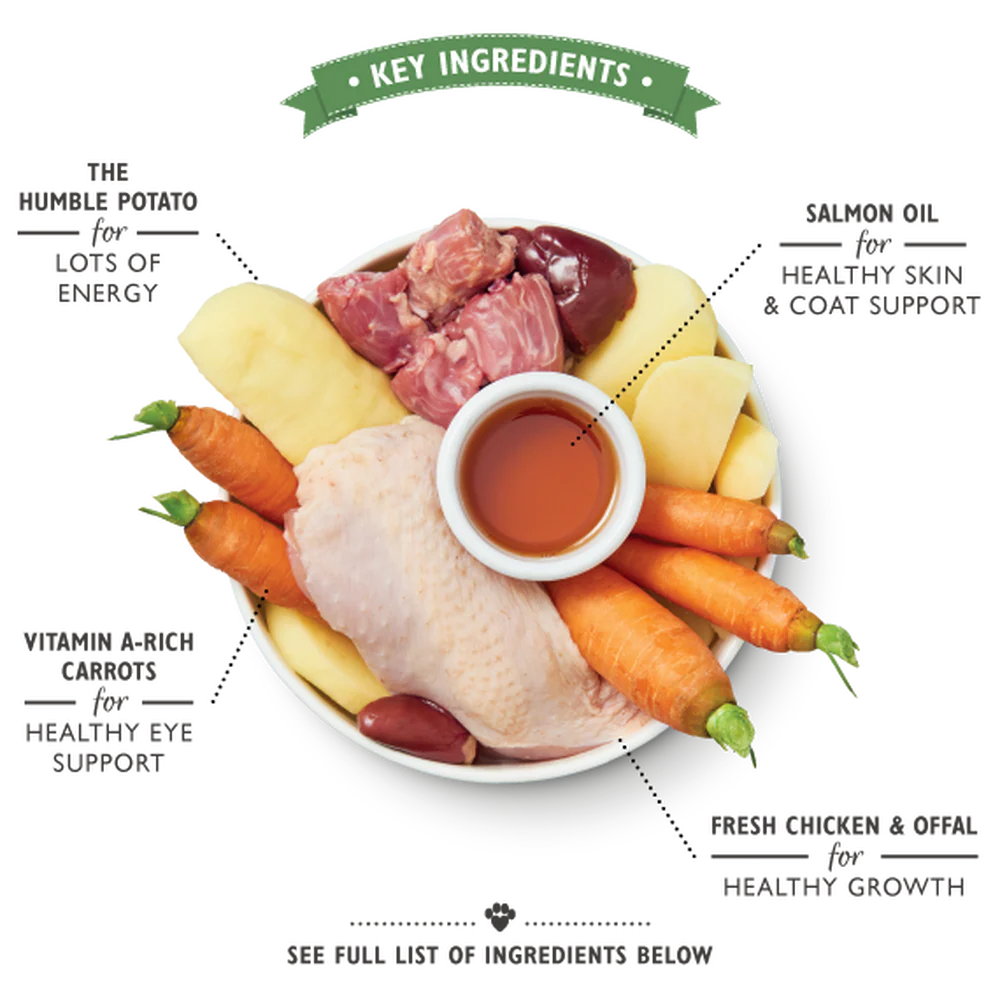 LILY'S KITCHEN PUPPY RECIPE CHICKEN, POTATOES & CARROTS 12X150G