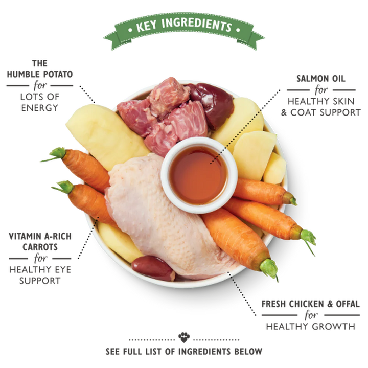 LILY'S KITCHEN PUPPY RECIPE CHICKEN, POTATOES & CARROTS 12X150G