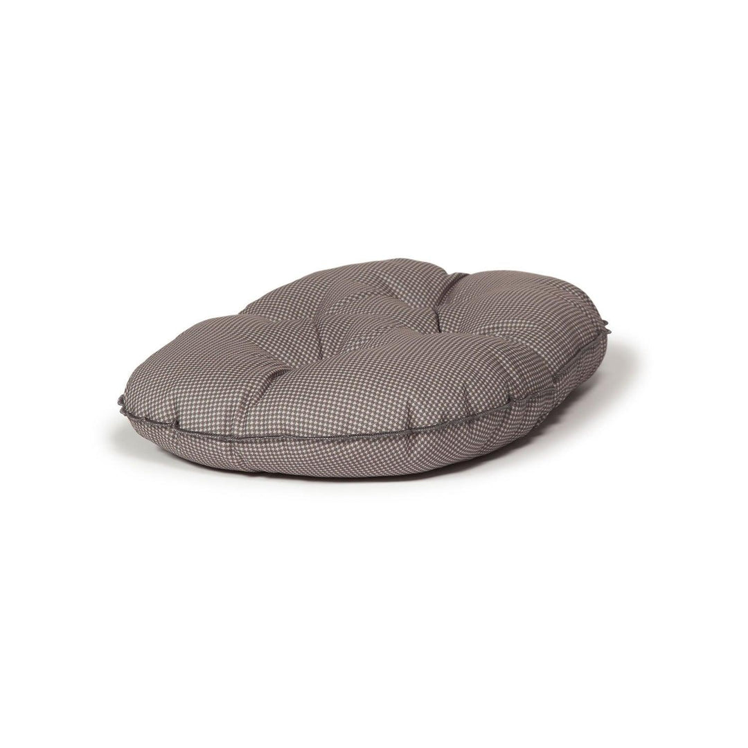Danish Design Vintage Quilted Mattress Dogstooth 35" (89 Cm) Grey