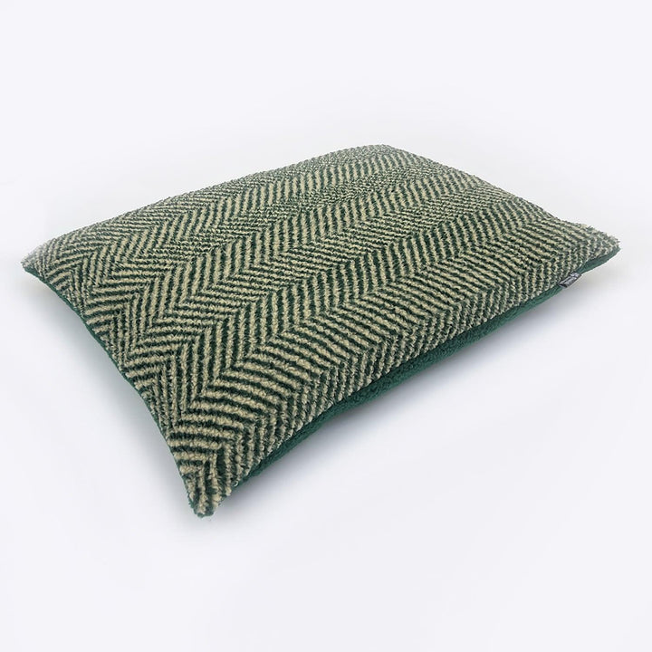 DANISH DESIGN GREEN HERRINGBONE FLEECE DEEP DUVET COVER - Ormskirk Pets