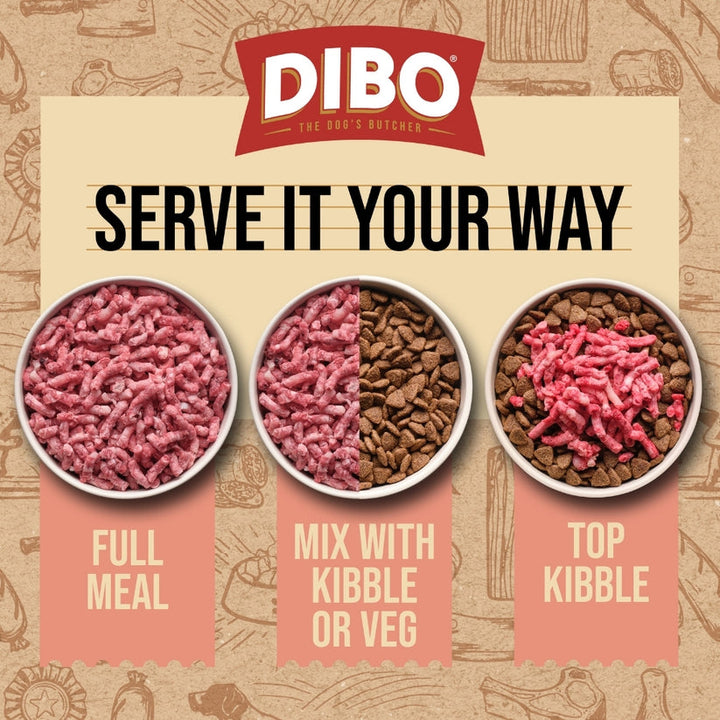 Dibo Freeflow Adult Dog Turkey, Lamb & Offal 1Kg