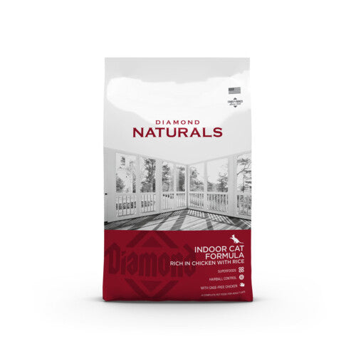 DIAMOND NATURALS INDOOR CAT FORMULA CHICKEN & RICE 1KG