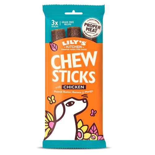 Lily's Kitchen Dog Chew Sticks with Chicken 120g