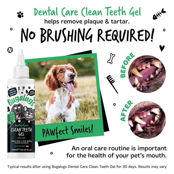 BUGALUGS DENTAL CARE CLEAN TEETH GEL FRESH MINT 200ML