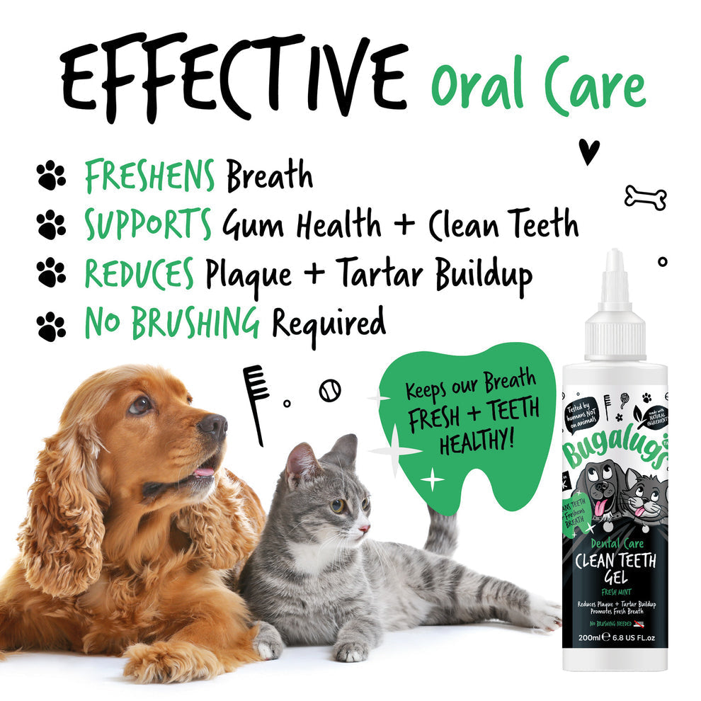 BUGALUGS DENTAL CARE CLEAN TEETH GEL FRESH MINT 200ML