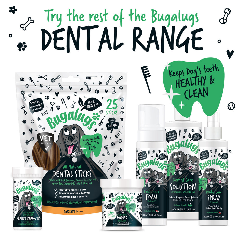 BUGALUGS DENTAL CARE WIPES FRESH MINT 75'S