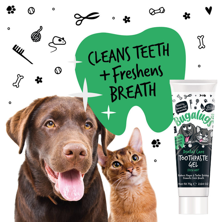 BUGALUGS DENTAL CARE TOOTHPASTE GEL FRESH MINT 75G