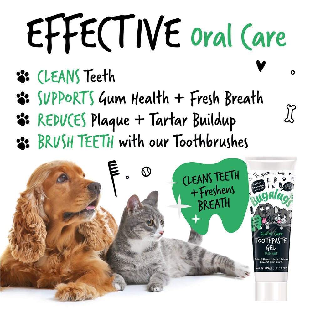 BUGALUGS DENTAL CARE TOOTHPASTE GEL FRESH MINT 75G