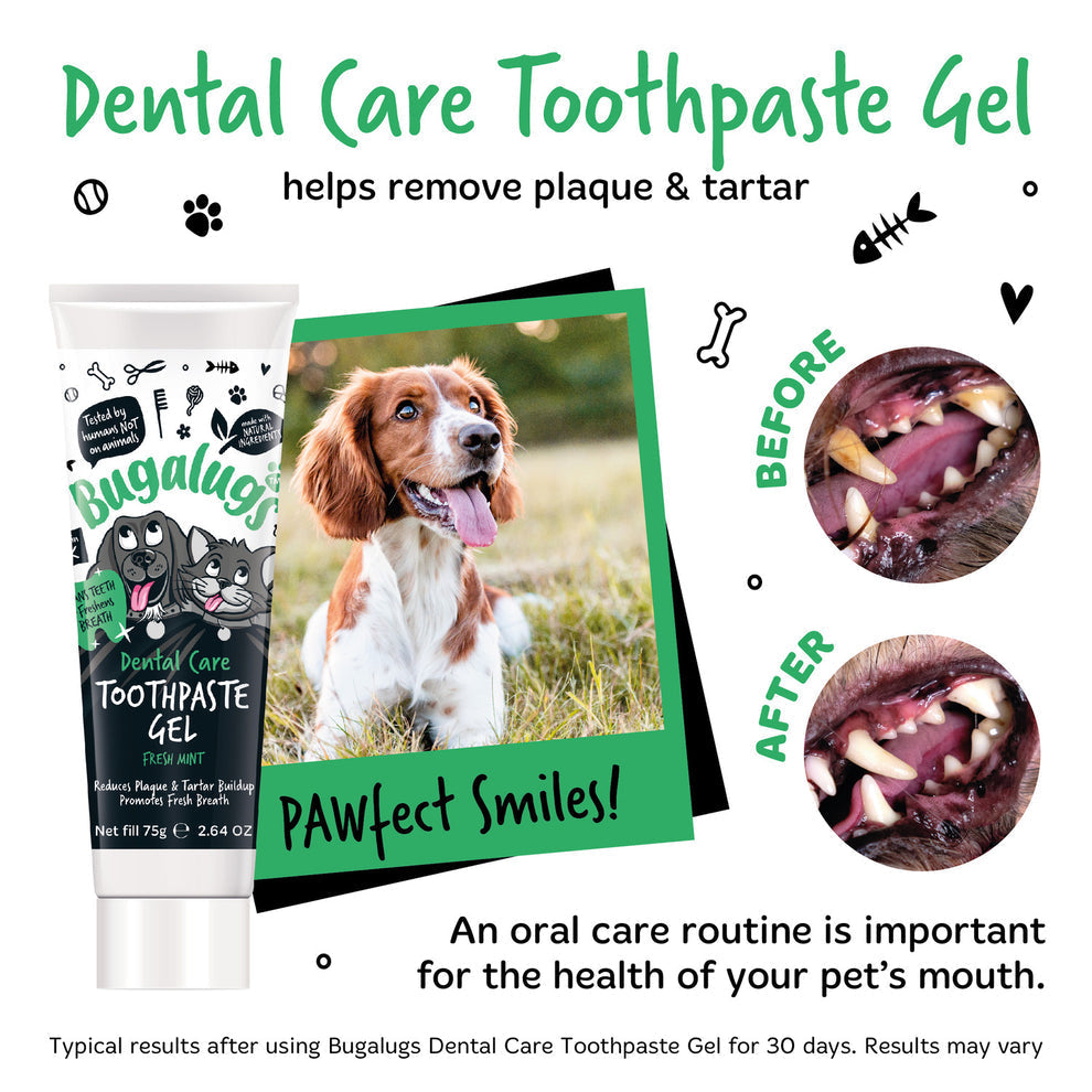 BUGALUGS DENTAL CARE TOOTHPASTE GEL FRESH MINT 75G