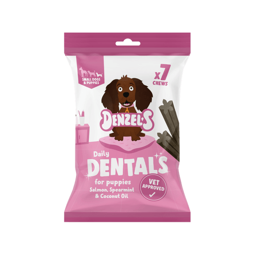 Denzels Daily Dentals Puppy Salmon & Spearmint 7Pk