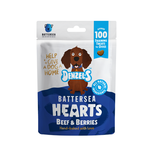 Denzels Battersea Hearts Beef &amp; Berries 100G