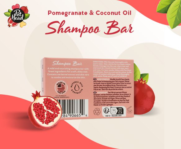 Pet Head Pomegranate Shampoo Bar 85g