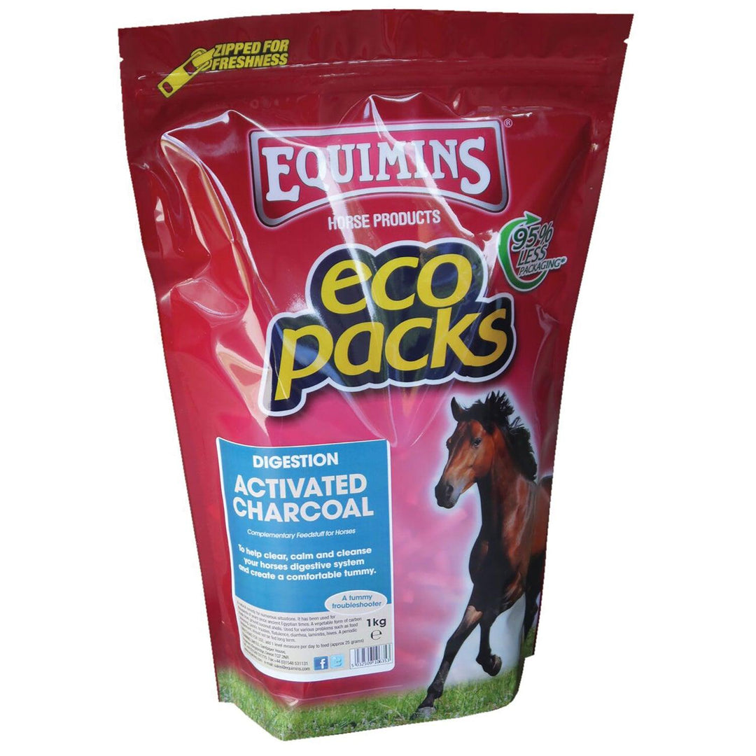 Equimins Activated Charcoal 1Kg Eco Pack Refill